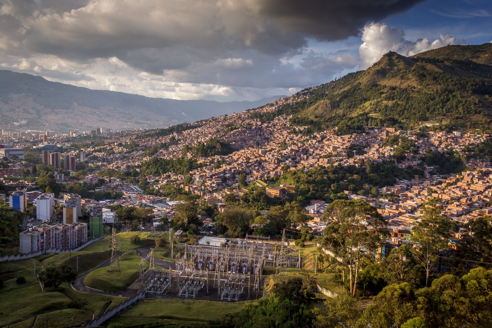Medellín skyline, honest Robledo fallback — Pexels